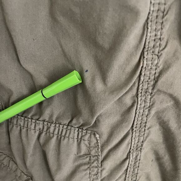 Urban Outfitters BDG Y2K Low Rise Green Cargo Pant Women's Medium Utility Baggy - Picture 4 of 16